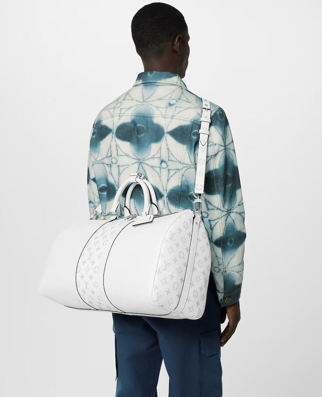 Louis Vuitton Keepall 50 White