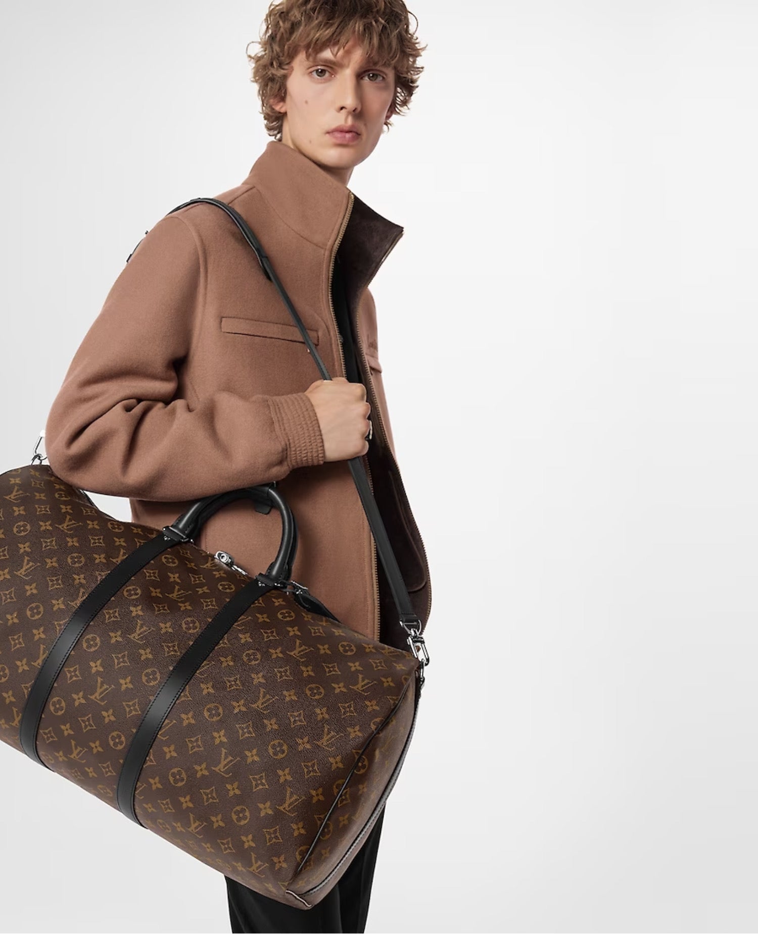 Louis Vuitton Keepall 55 Monogram Macassar