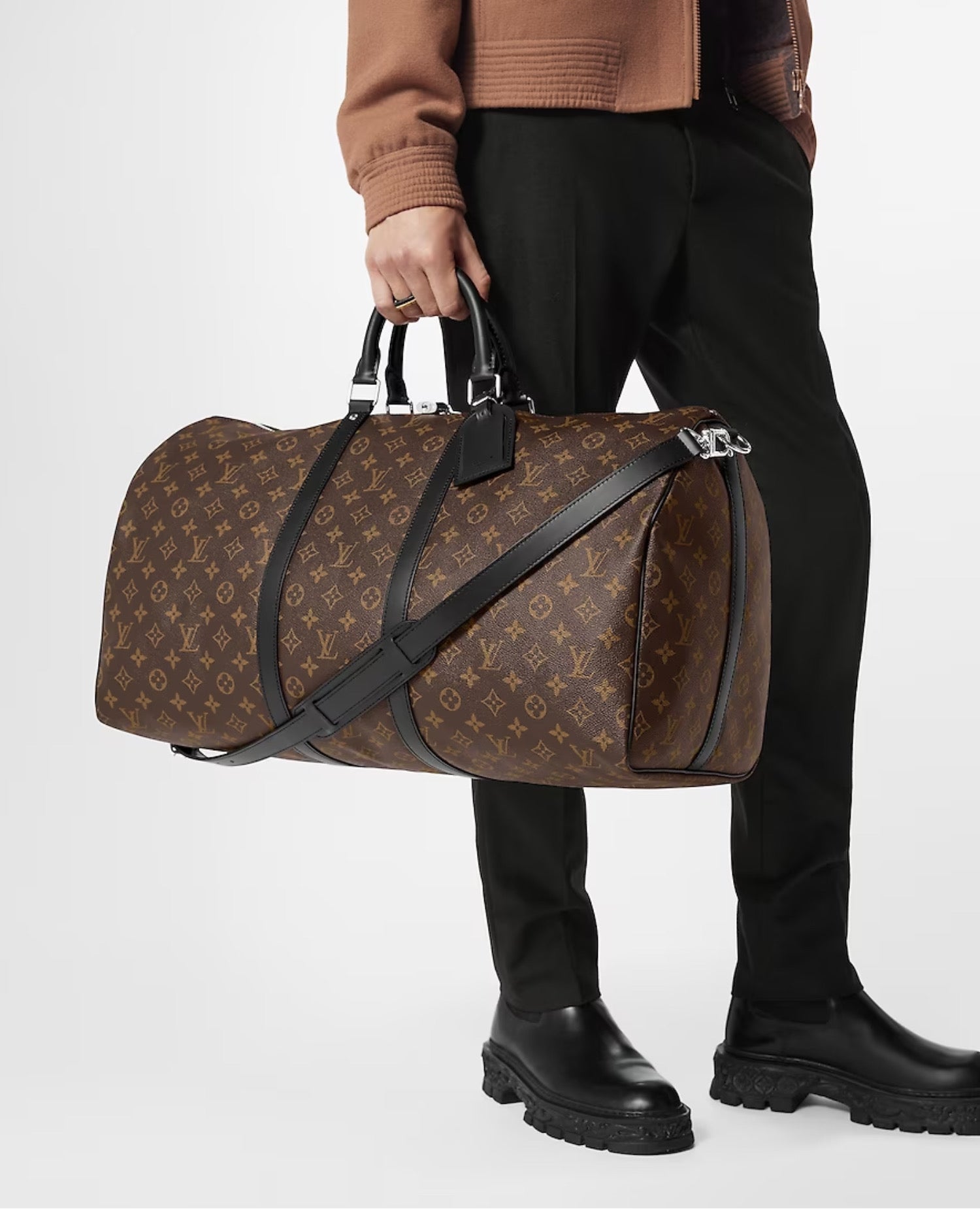 Louis Vuitton Keepall 55 Monogram Macassar