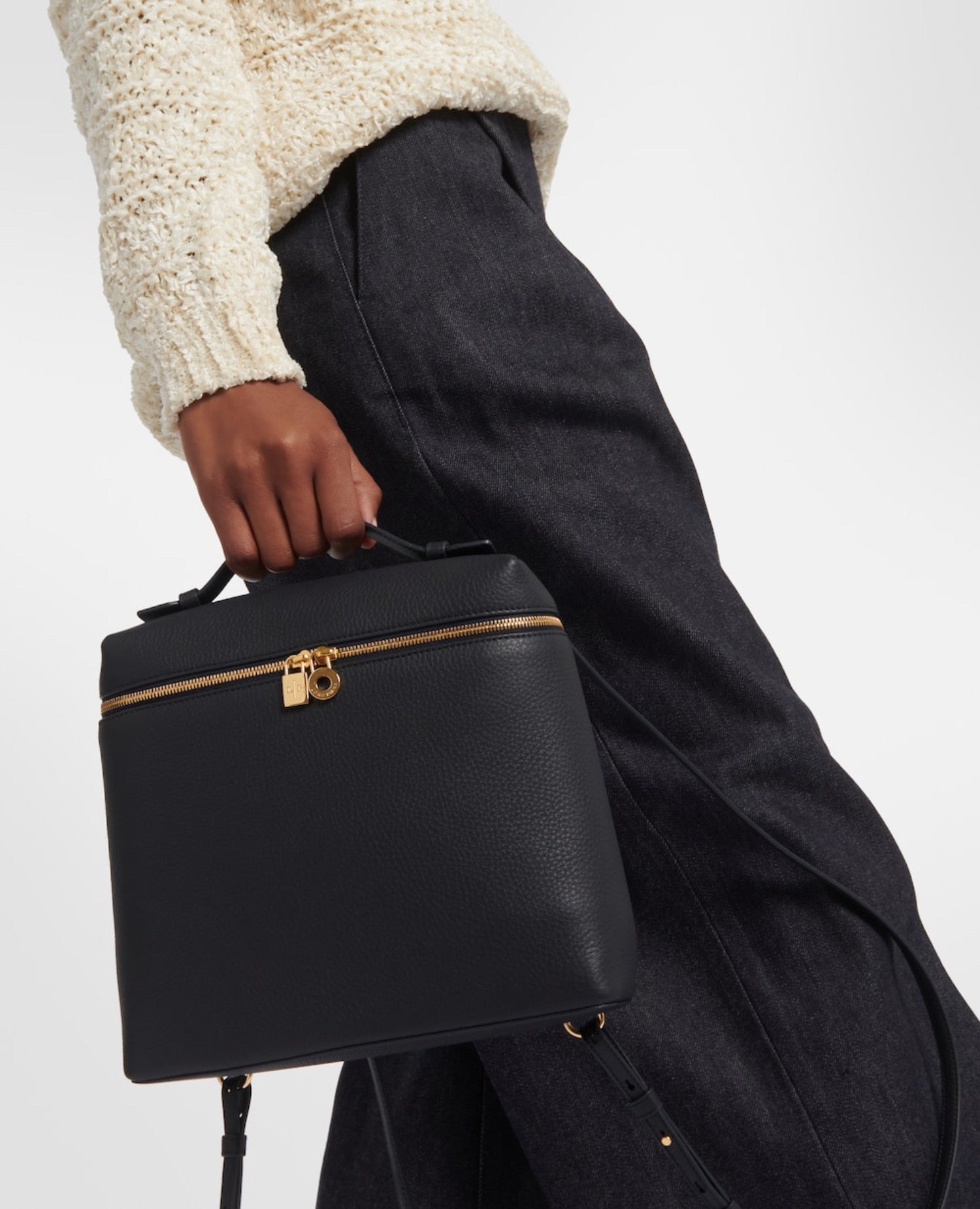Loro Piana Extra Packet Backpack Navy Blue