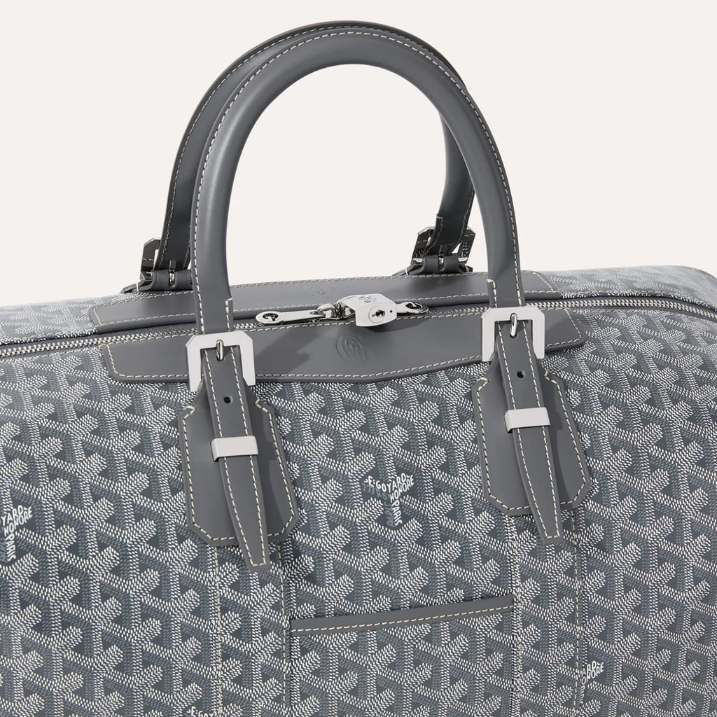 Goyard Bowling Travel 45 Bag Grey