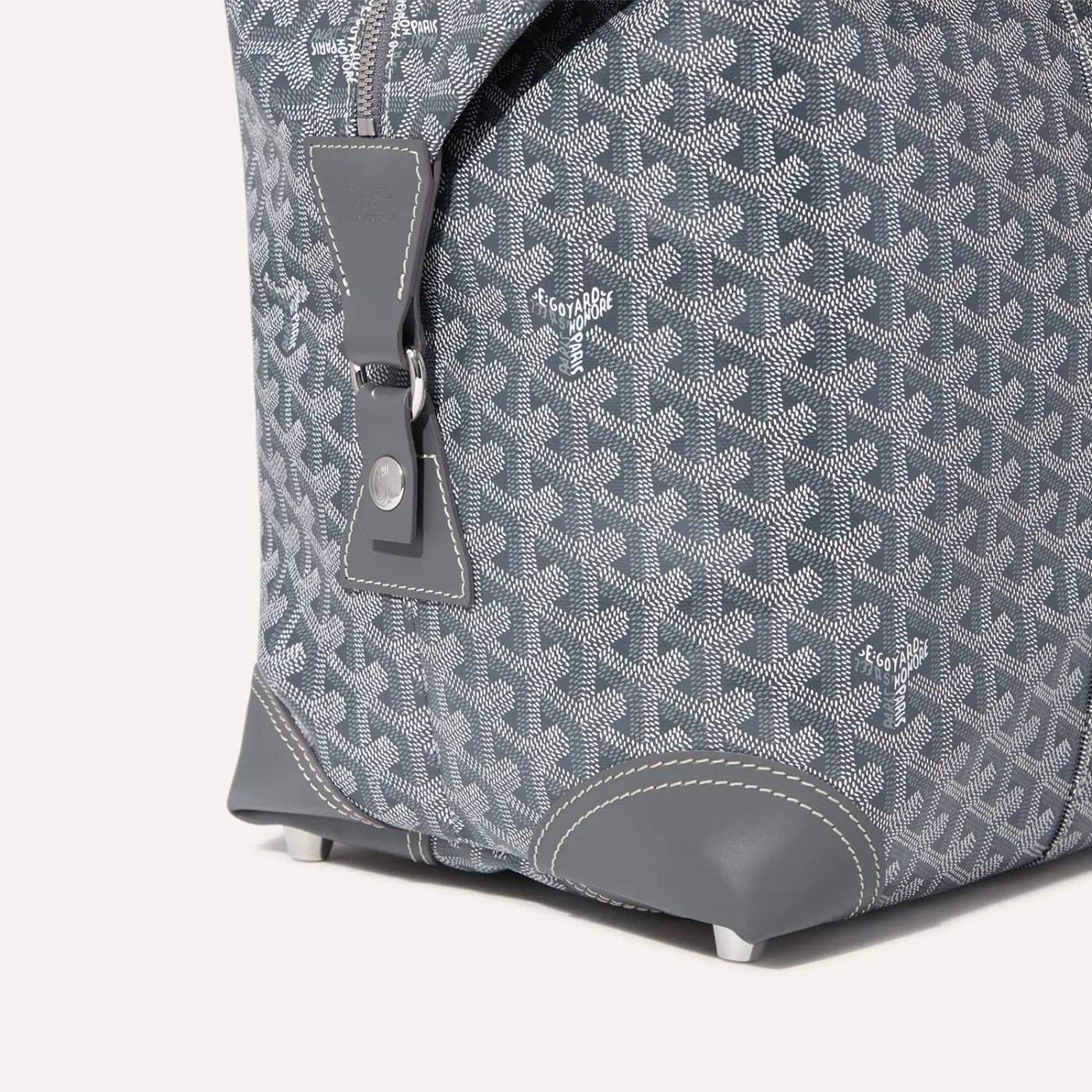 Goyard Bowling Travel 45 Bag Grey