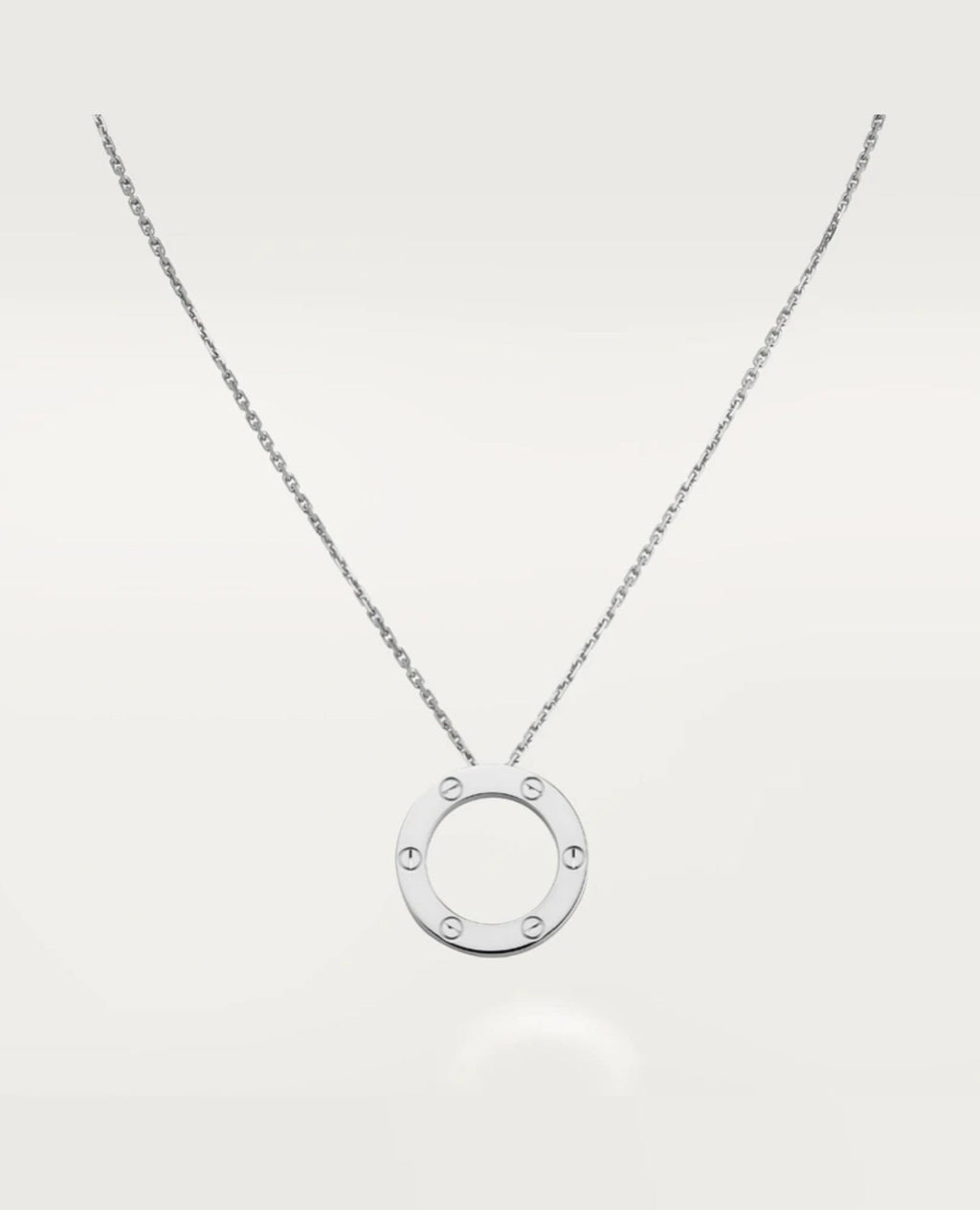Cartier Love Necklace Oro bianco
