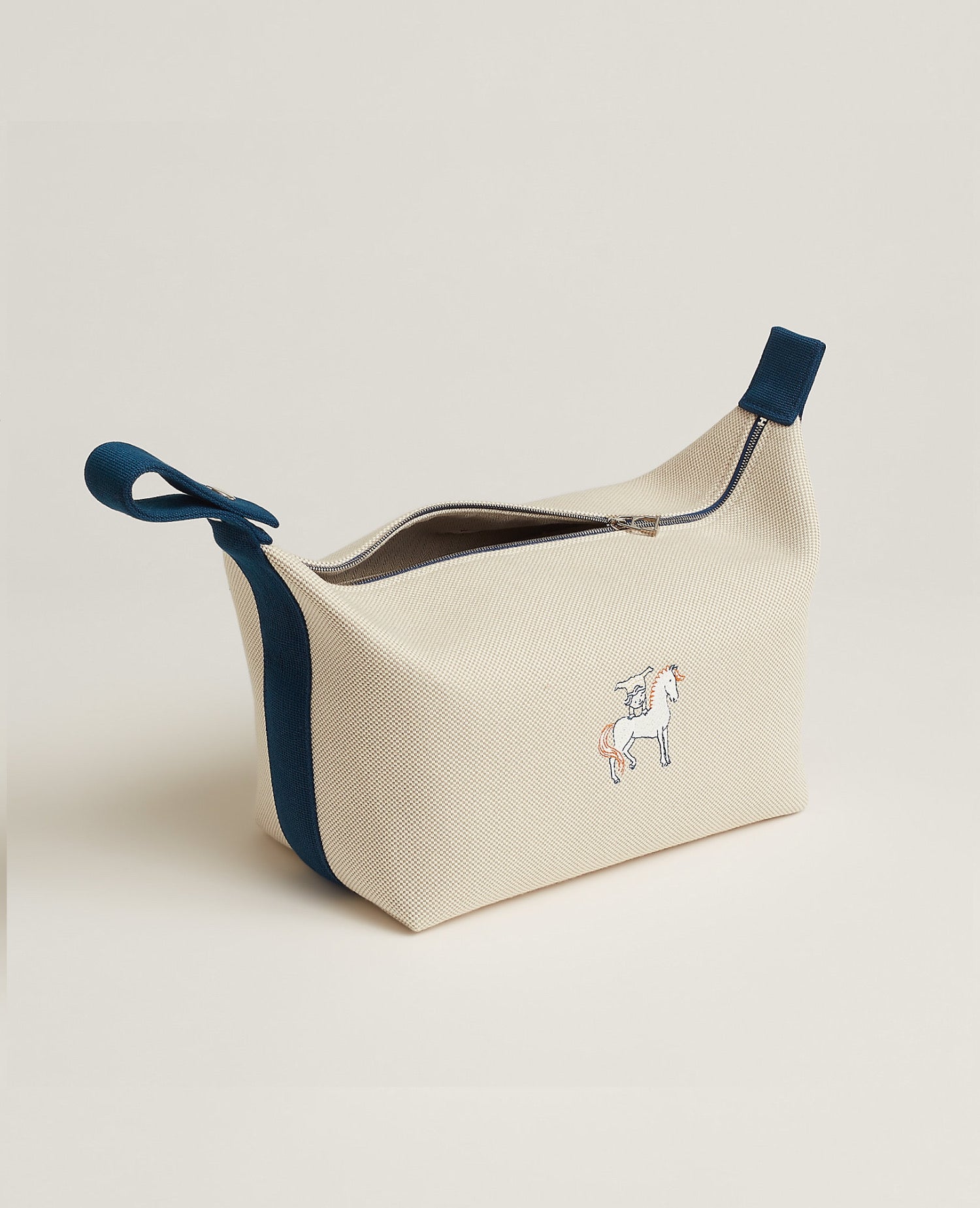 Hermès Bride-a-Brac Cabriole case, small model, Gris Perle