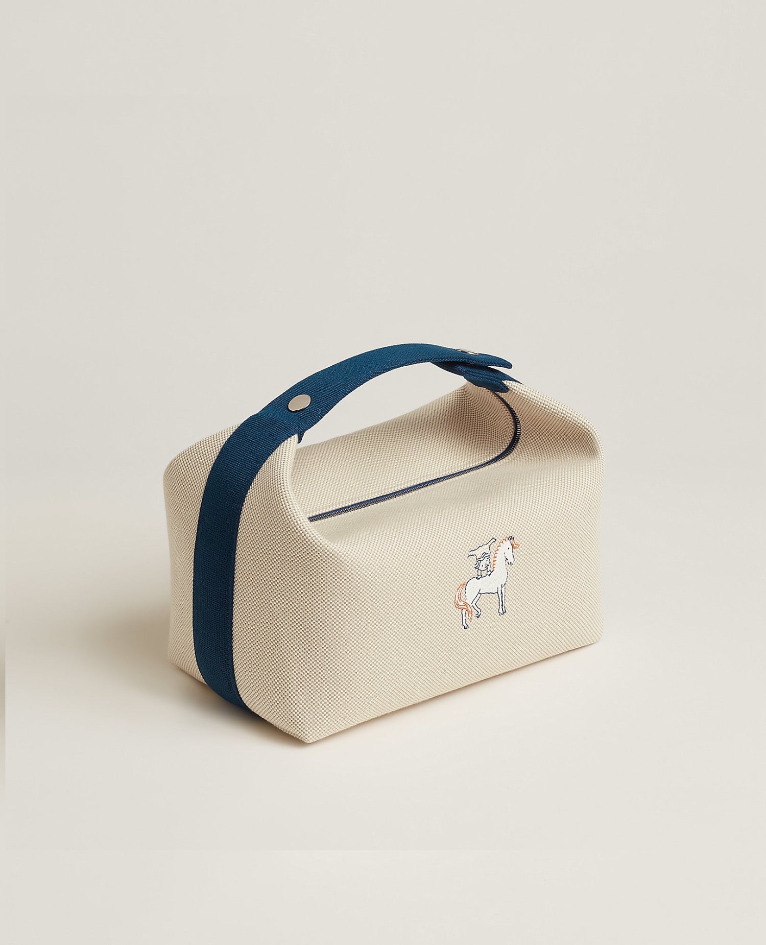 Hermès Bride-a-Brac Cabriole case, small model, Gris Perle