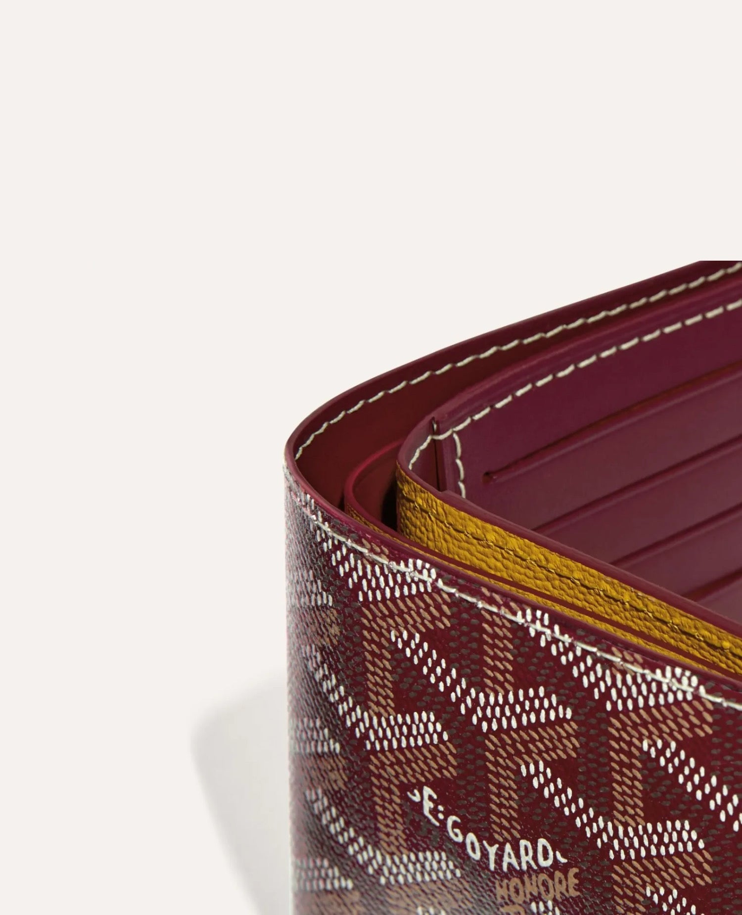 Goyard Victoire Wallet Burgundy