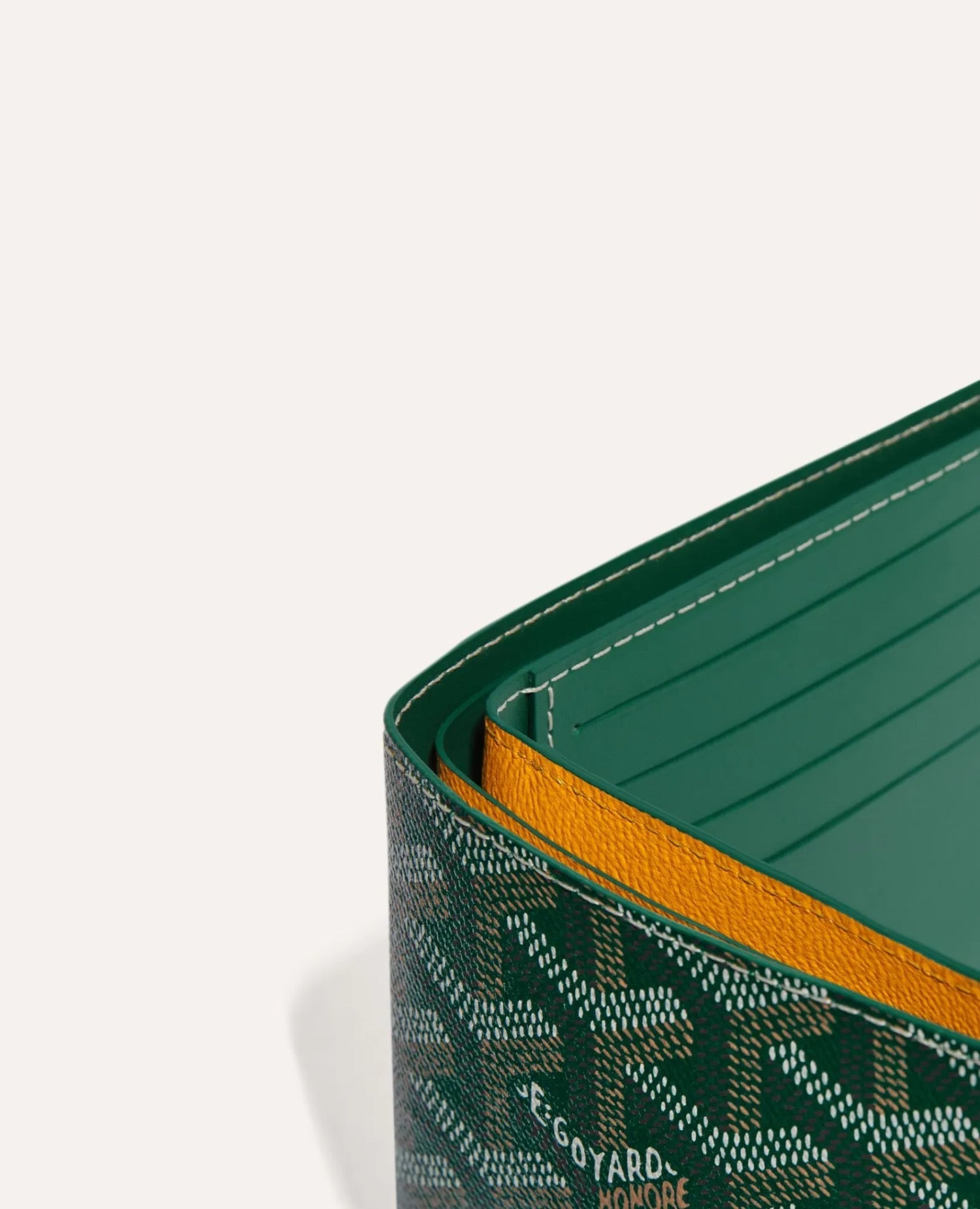 Goyard Victoire Wallet Green