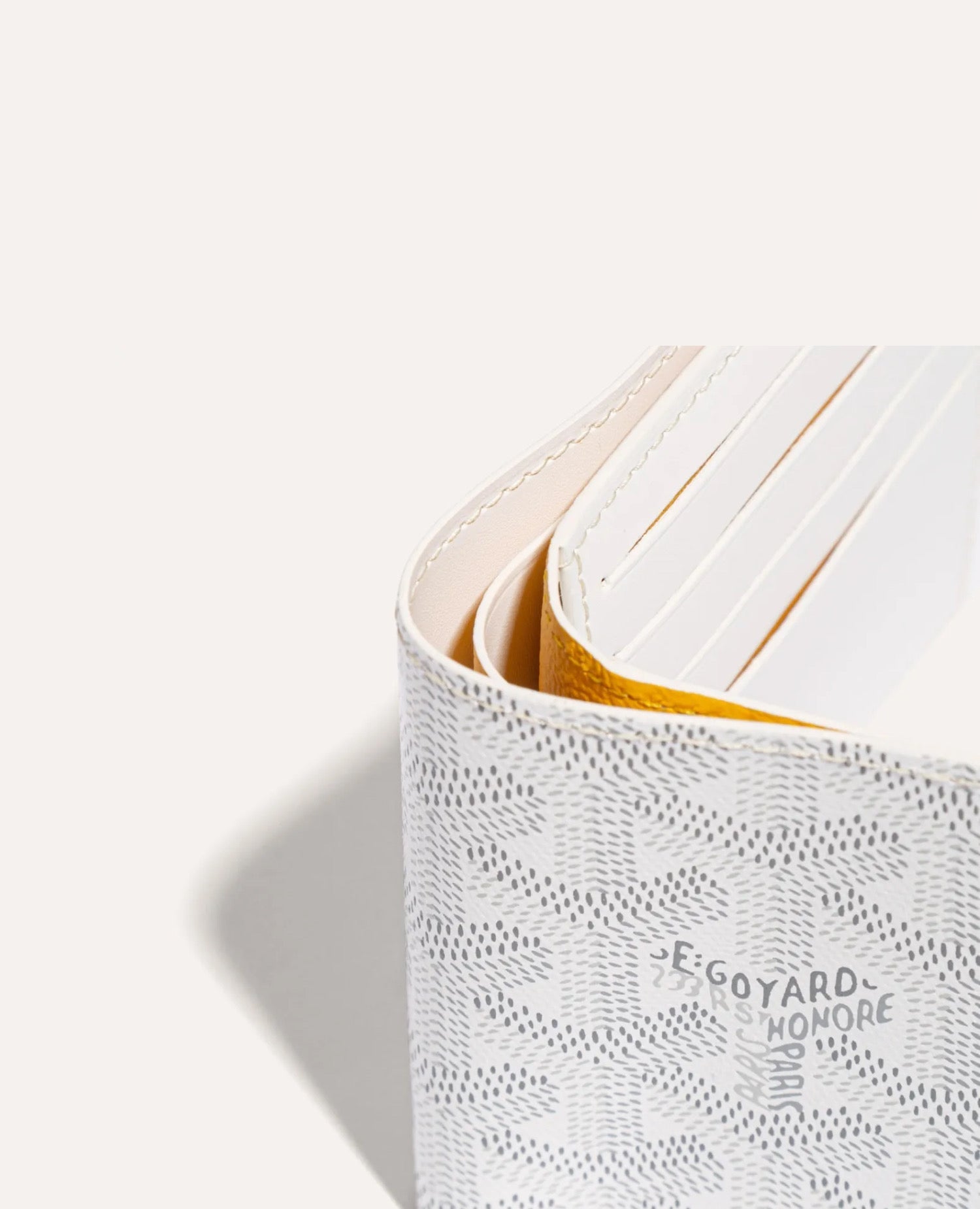 Goyard Victoire Wallet White