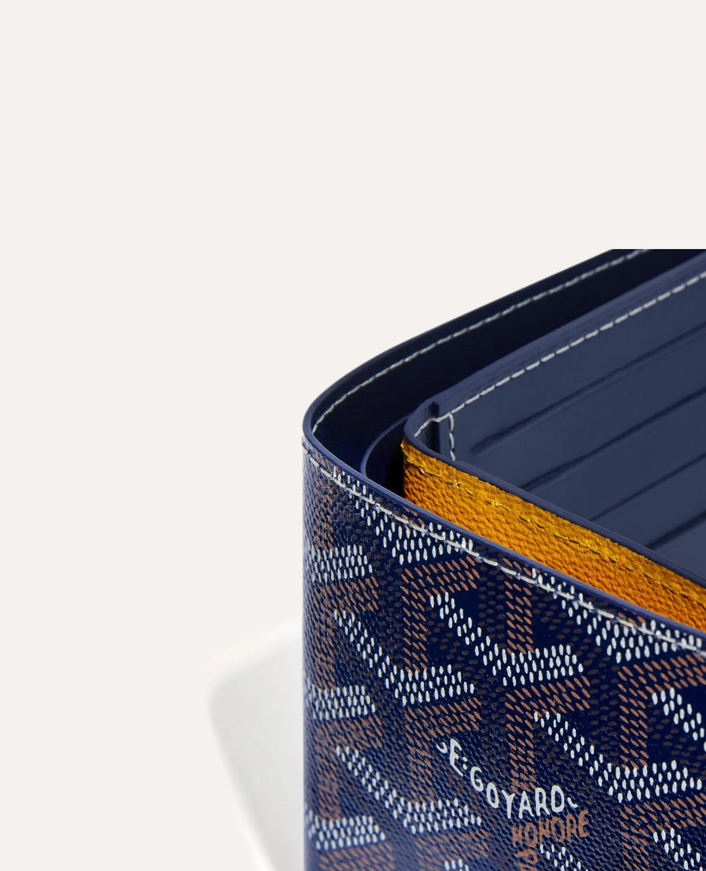 Goyard Victoire Wallet Navy Blue