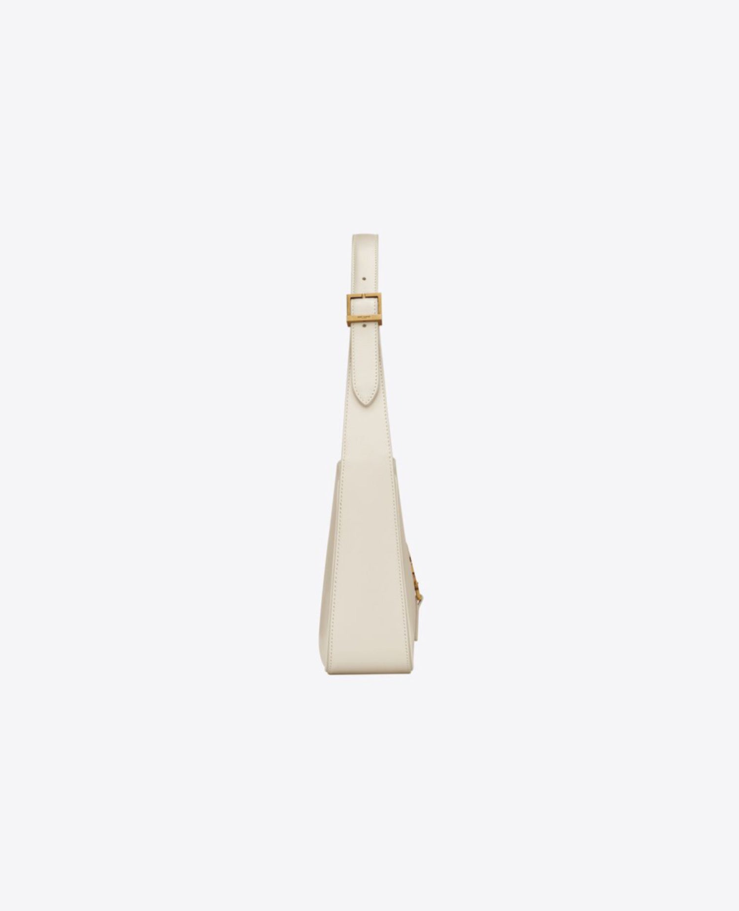 Saint Laurent Le 5 À 7 Hobo In Smooth Leather White