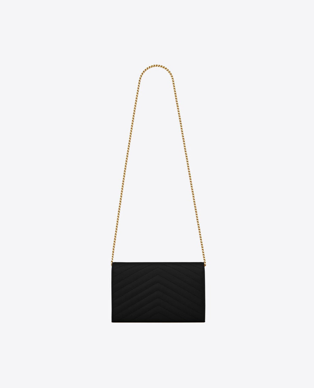 Saint Laurent Cassandre Matelassé Chain Wallet