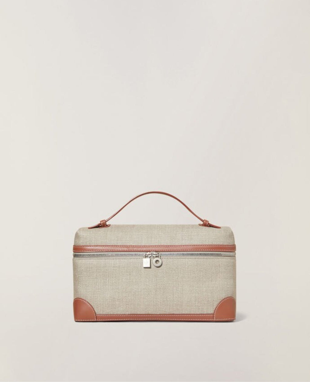 Loro Piana Extra Pocket Pouch L27 Beige / Brown