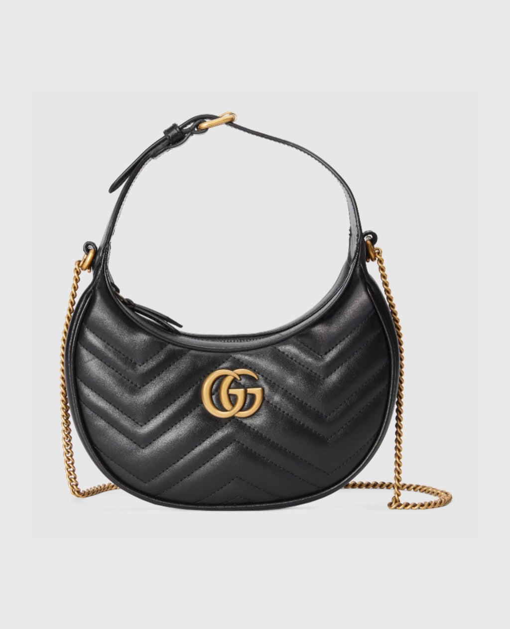 Gucci Half-Moon Shaped Mini Bag Black