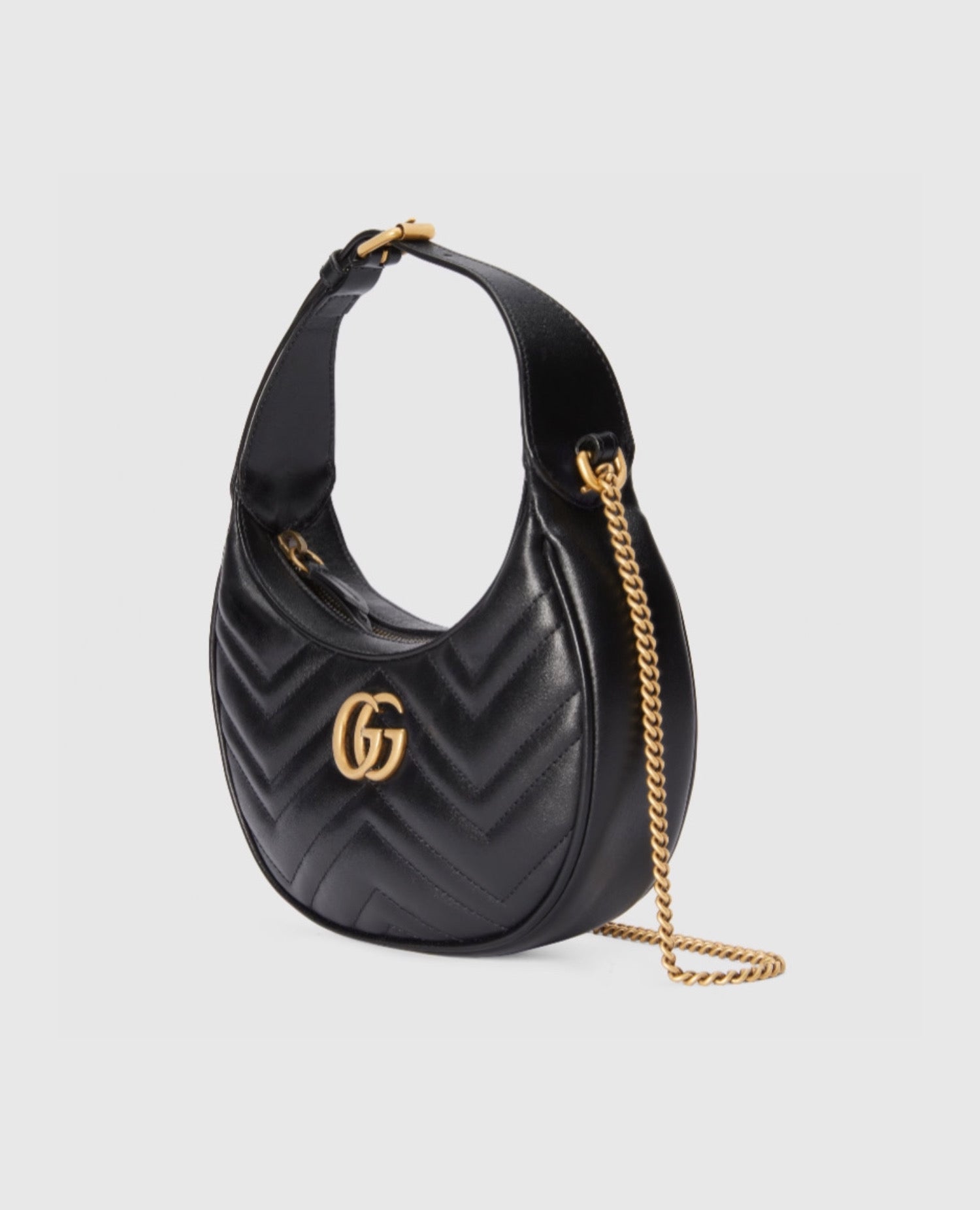 Gucci Half-Moon Shaped Mini Bag Black