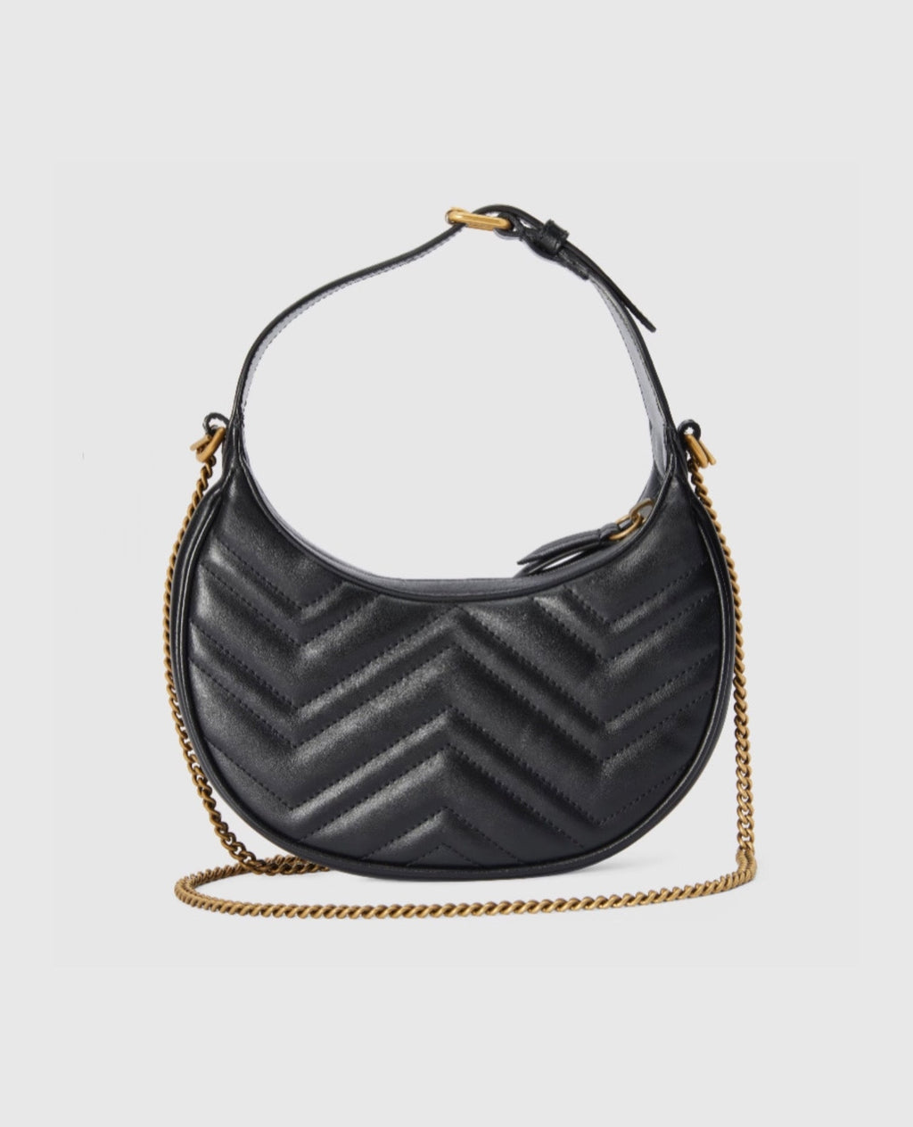 Gucci Half-Moon Shaped Mini Bag Black