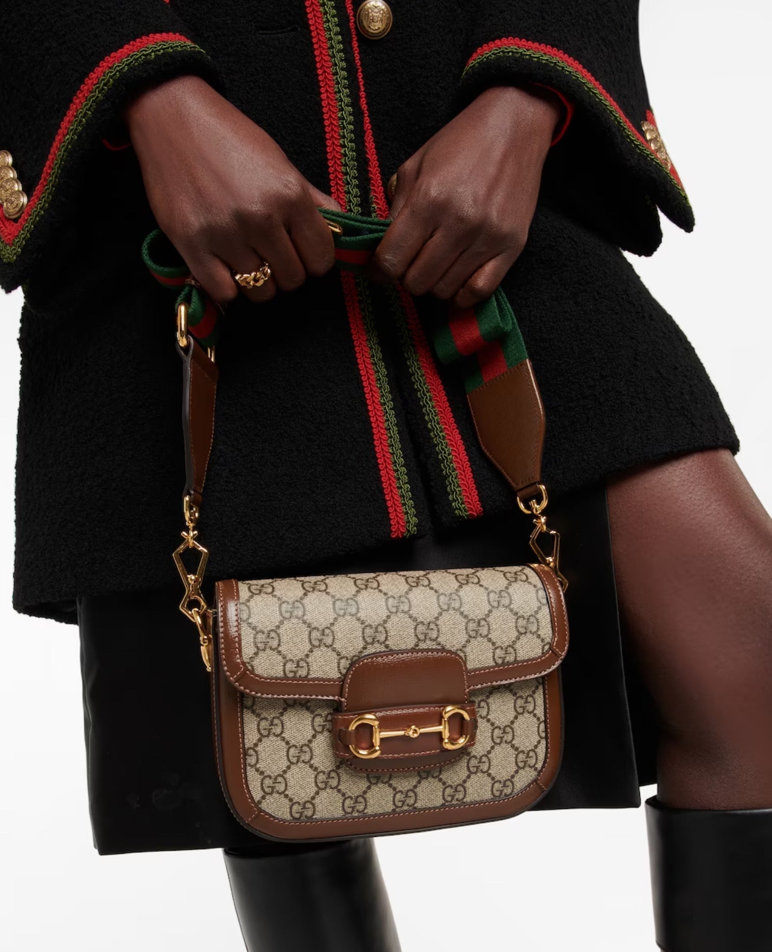Horsebit 1955 Mini Bag Gucci Brown