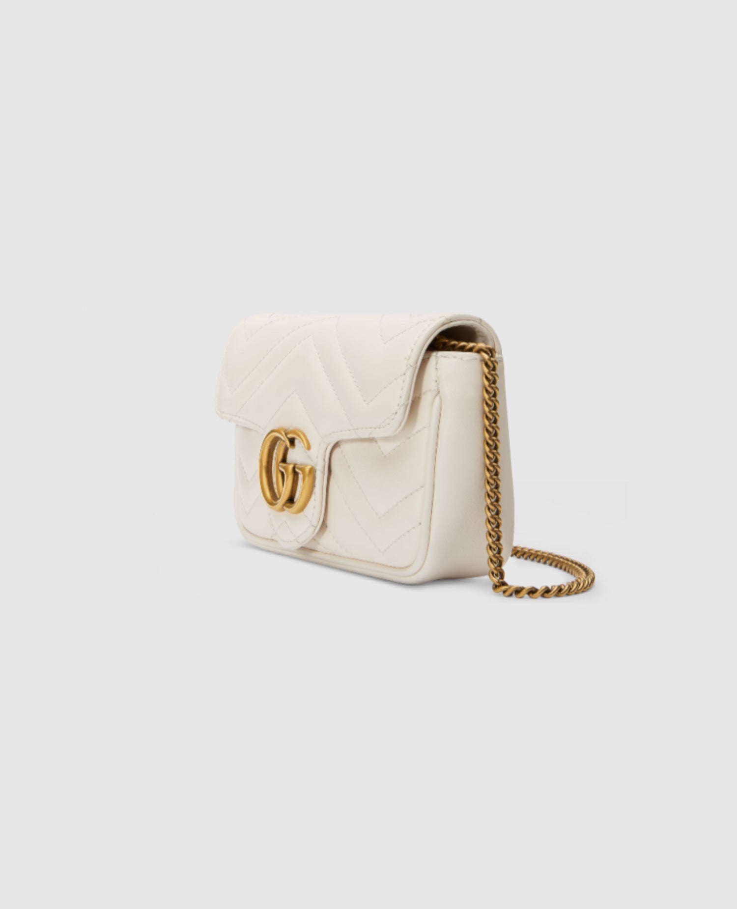 Gucci GG Marmont Super Mini Bag White