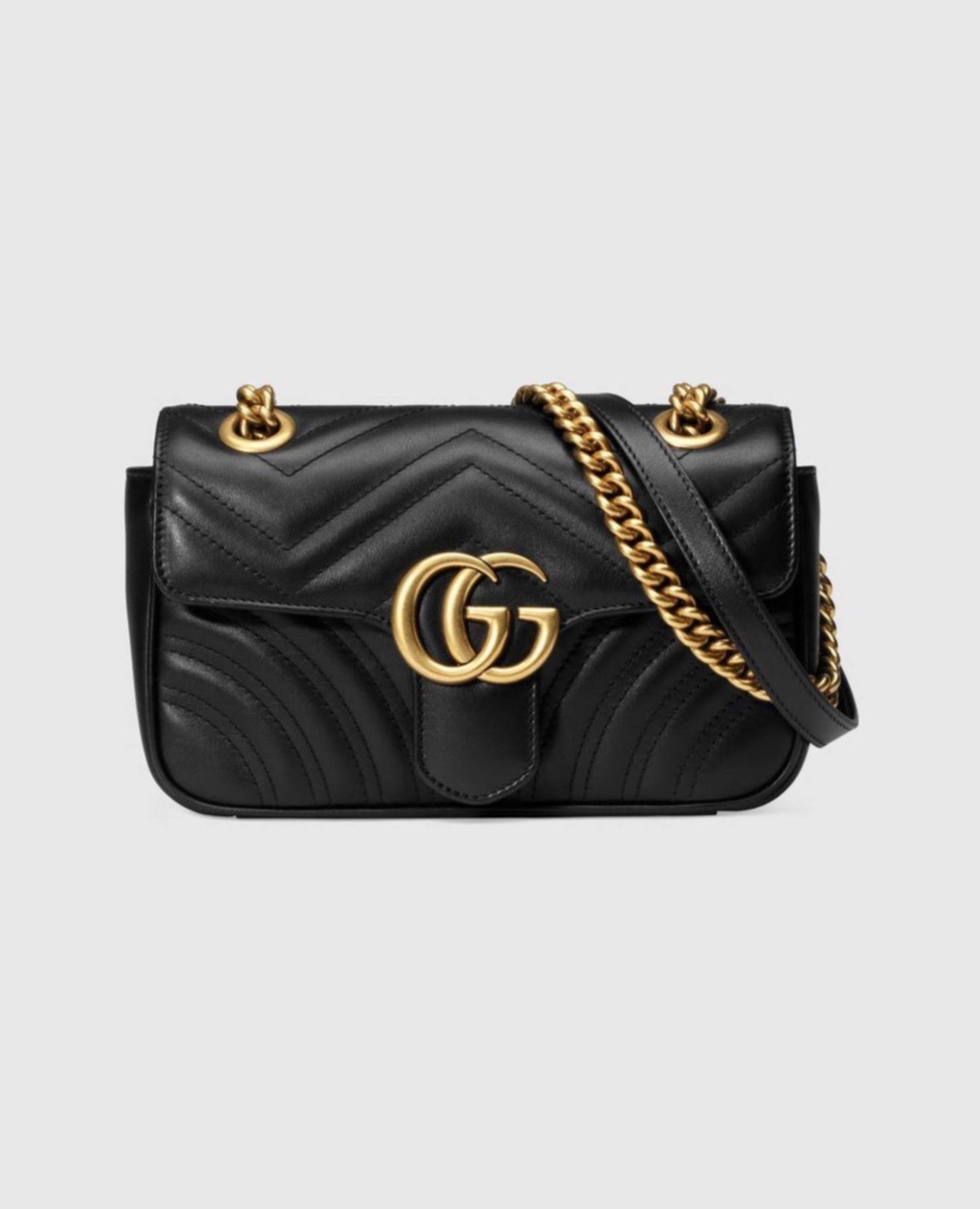 Gucci GG Marmont Matelasssé Mini Bag Black