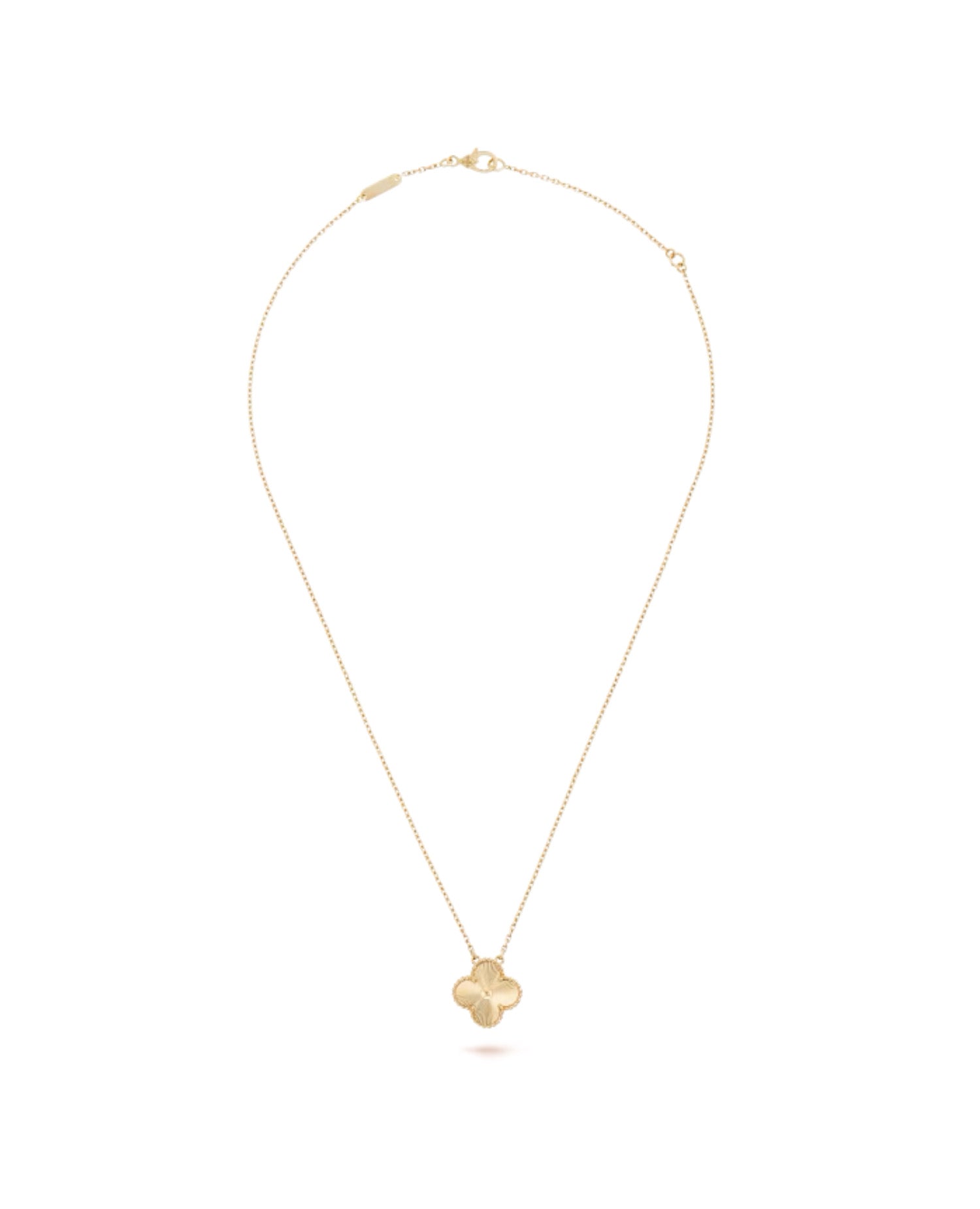 Van Cleef Vintage Alhambra pendant, yellow gold
