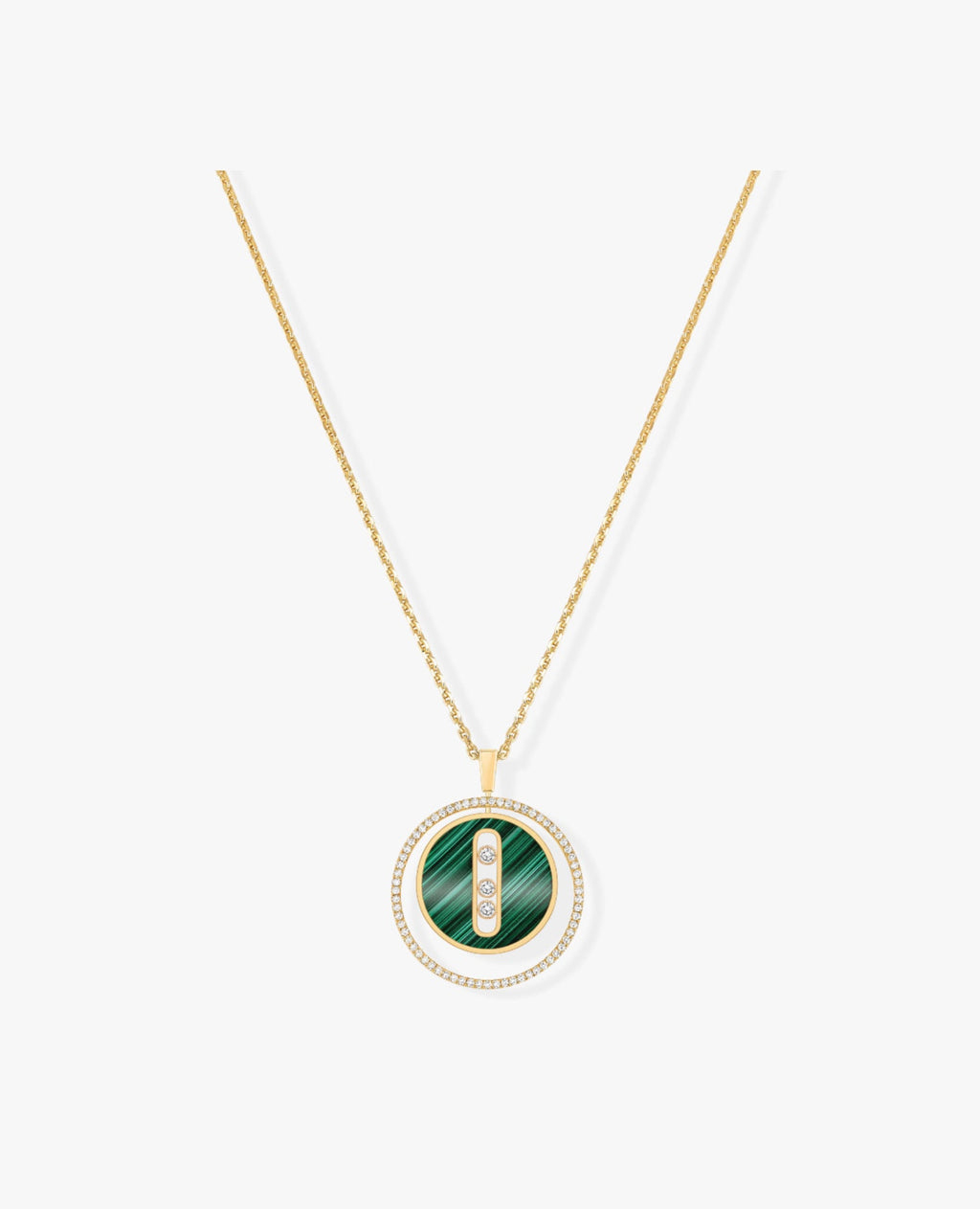 Messika Lucky Move MM Necklace Green