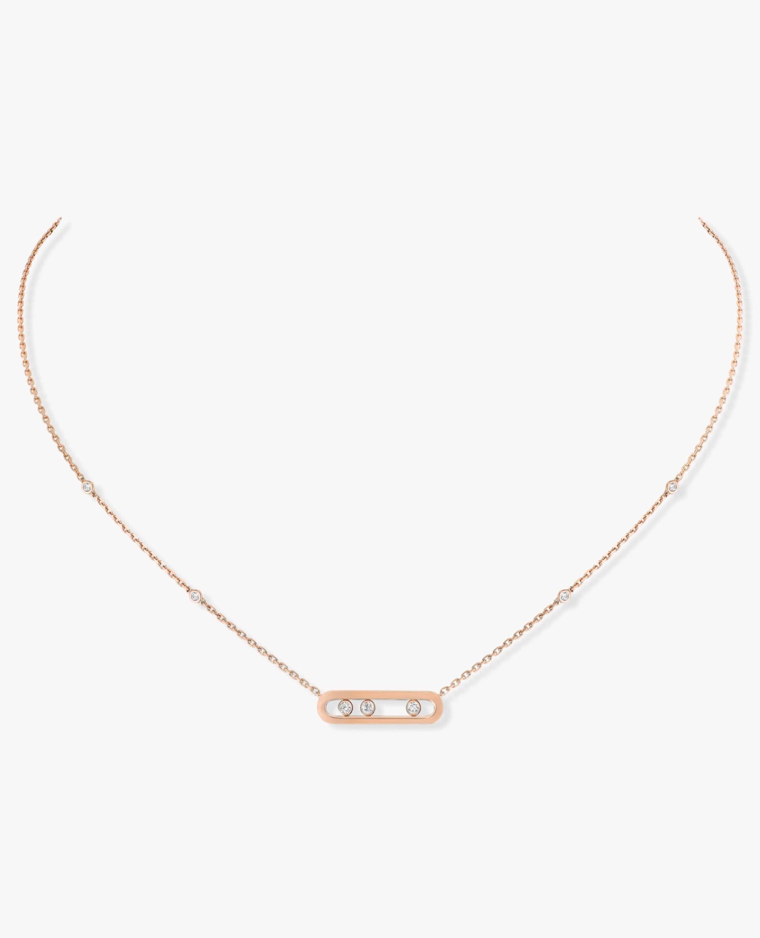 Messika Baby Move calssique Necklace Rose Gold