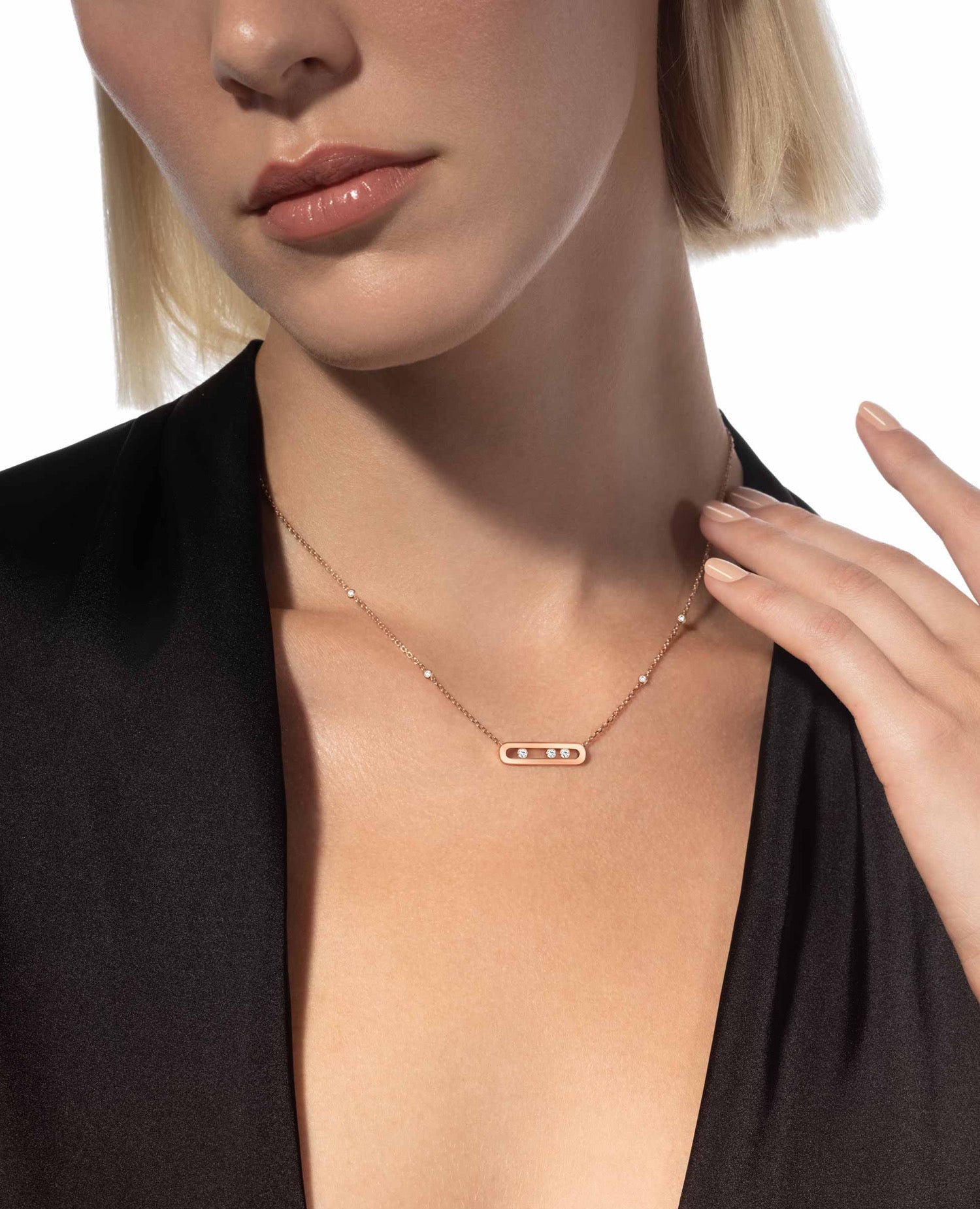 Messika Baby Move calssique Necklace Rose Gold