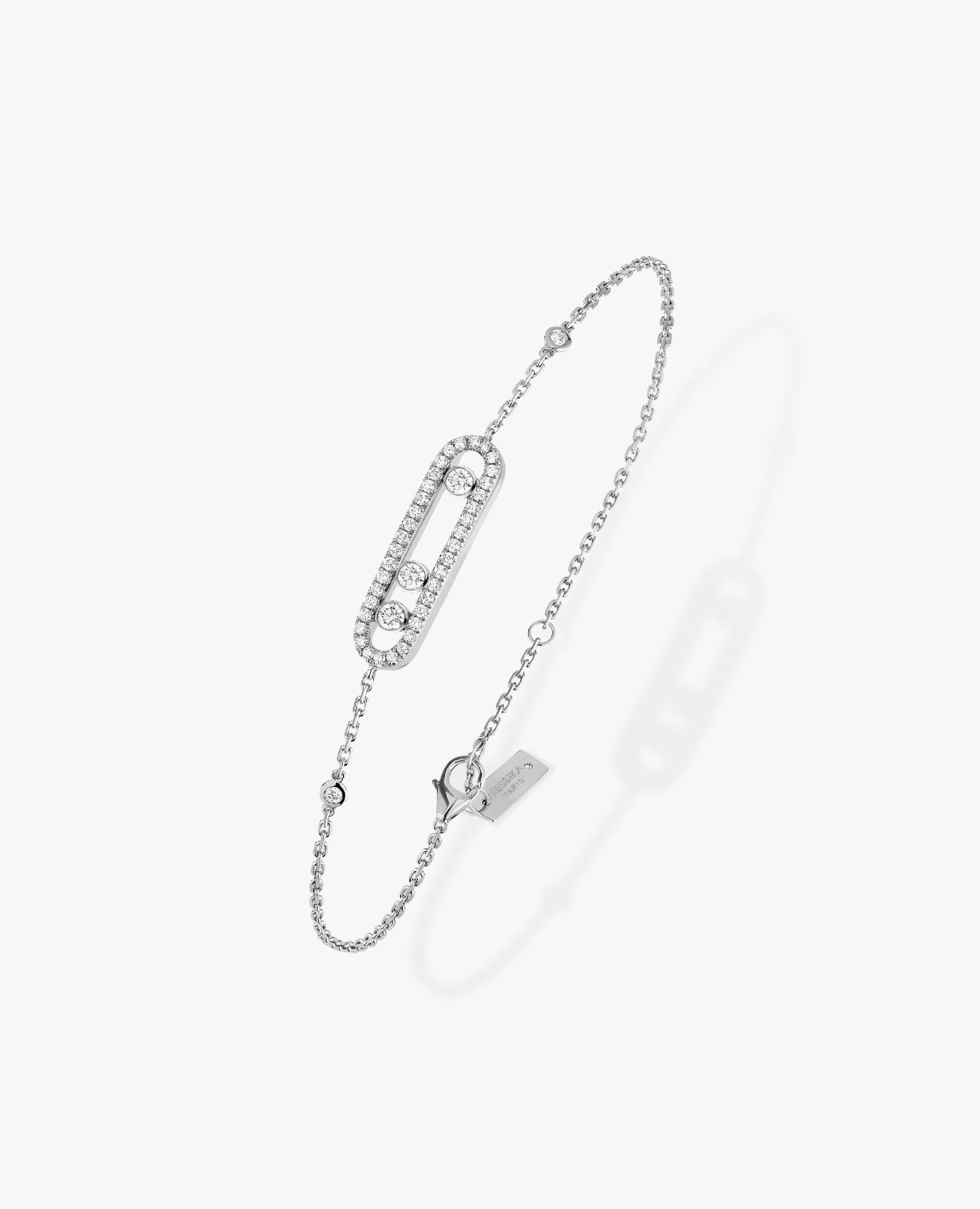 Messika Baby Move Pavé Bracelet Silver