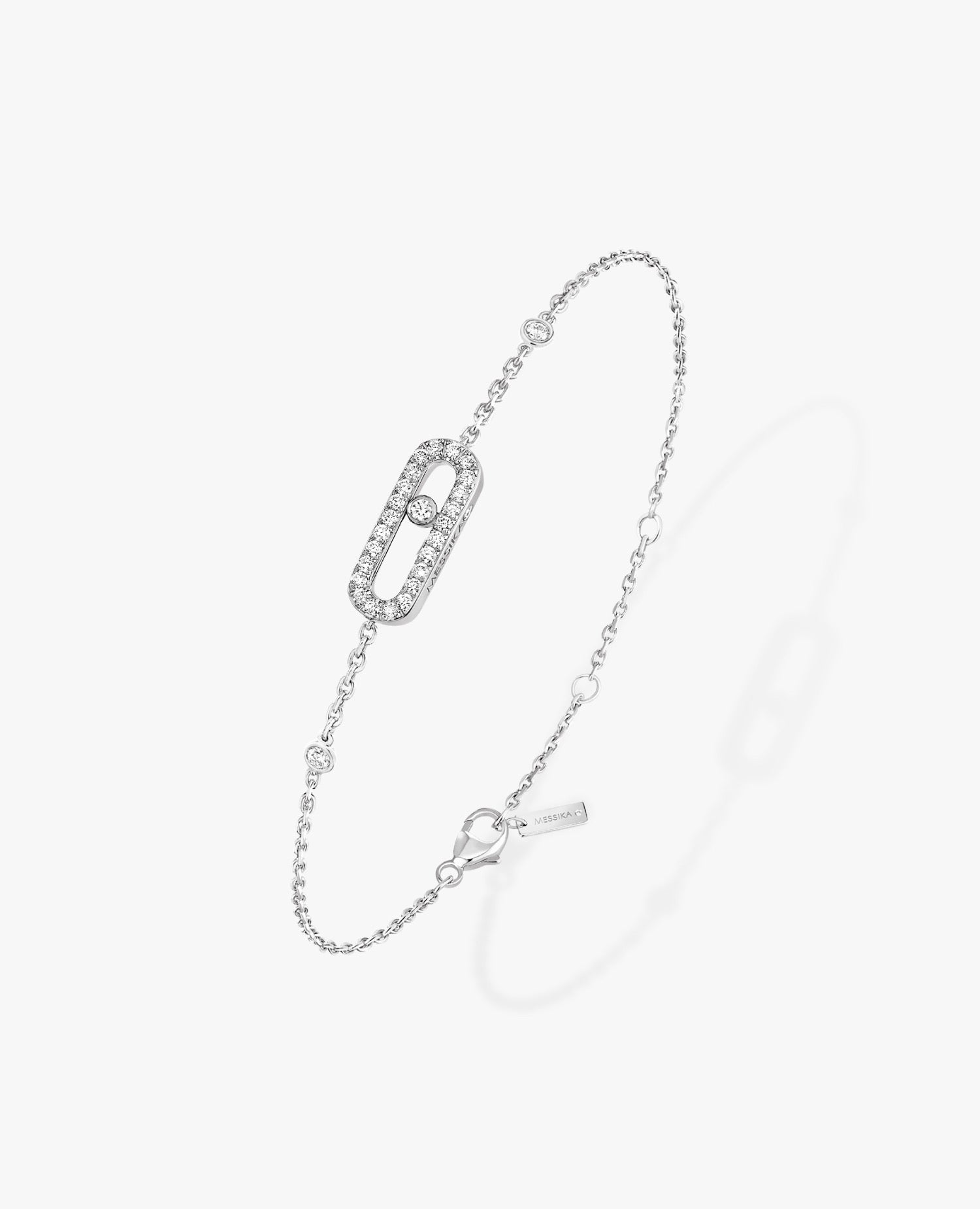 Messika Move Uno Pavé Bracelet Silver