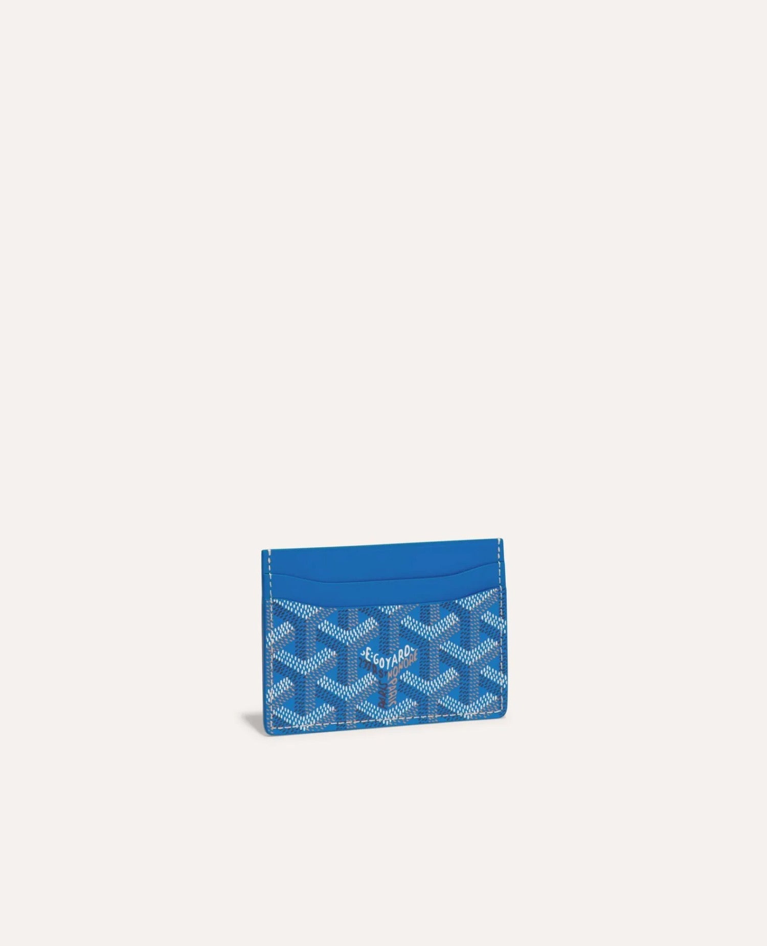 Goyard Saint-Sulpice Card Wallet Sky Blue