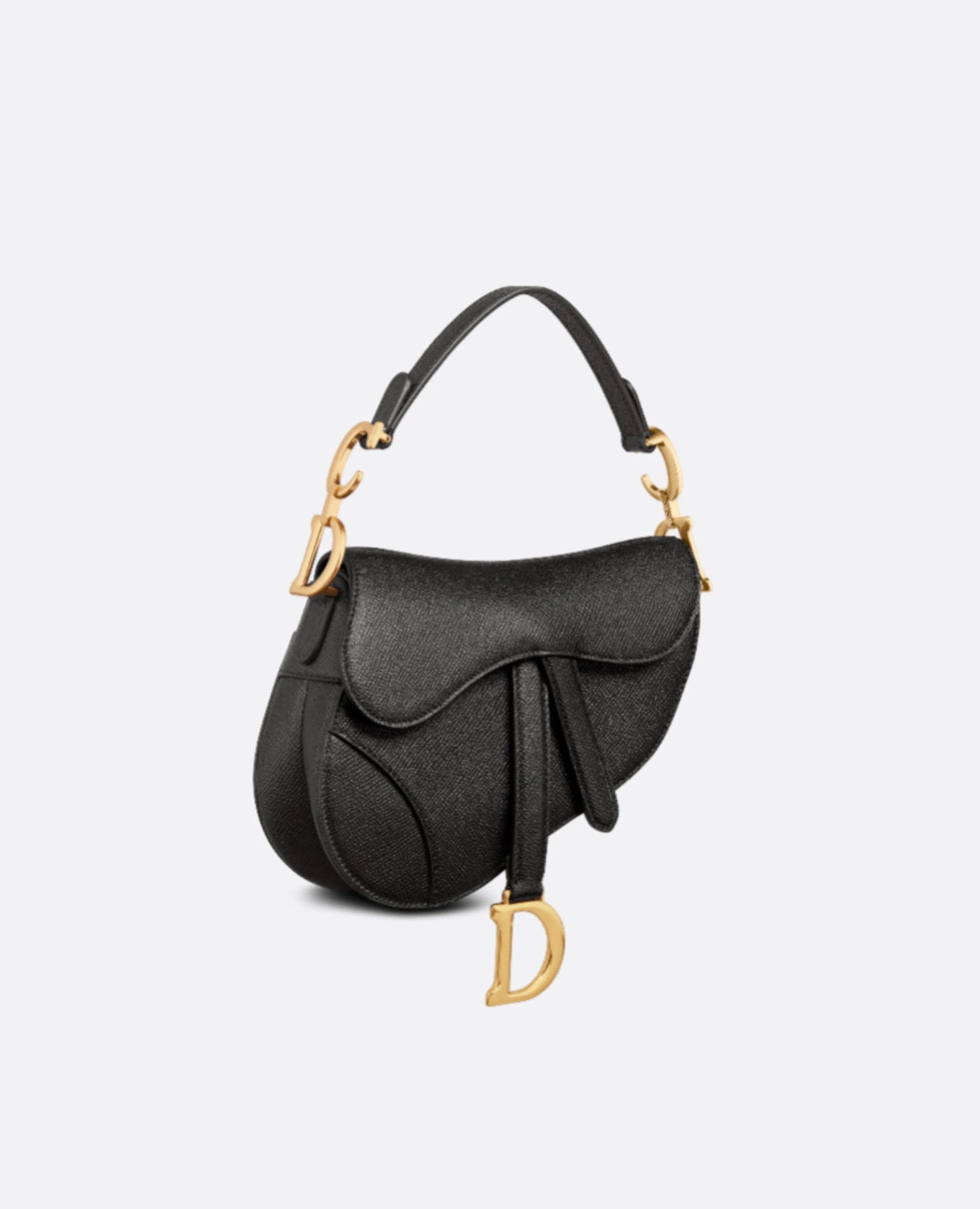Christian Dior Mini Saddle Bag Black