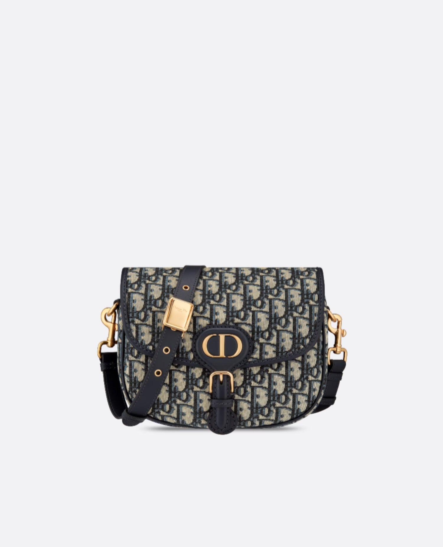 Christian Dior Medium Bobby Bag Blue Oblique Jacquard