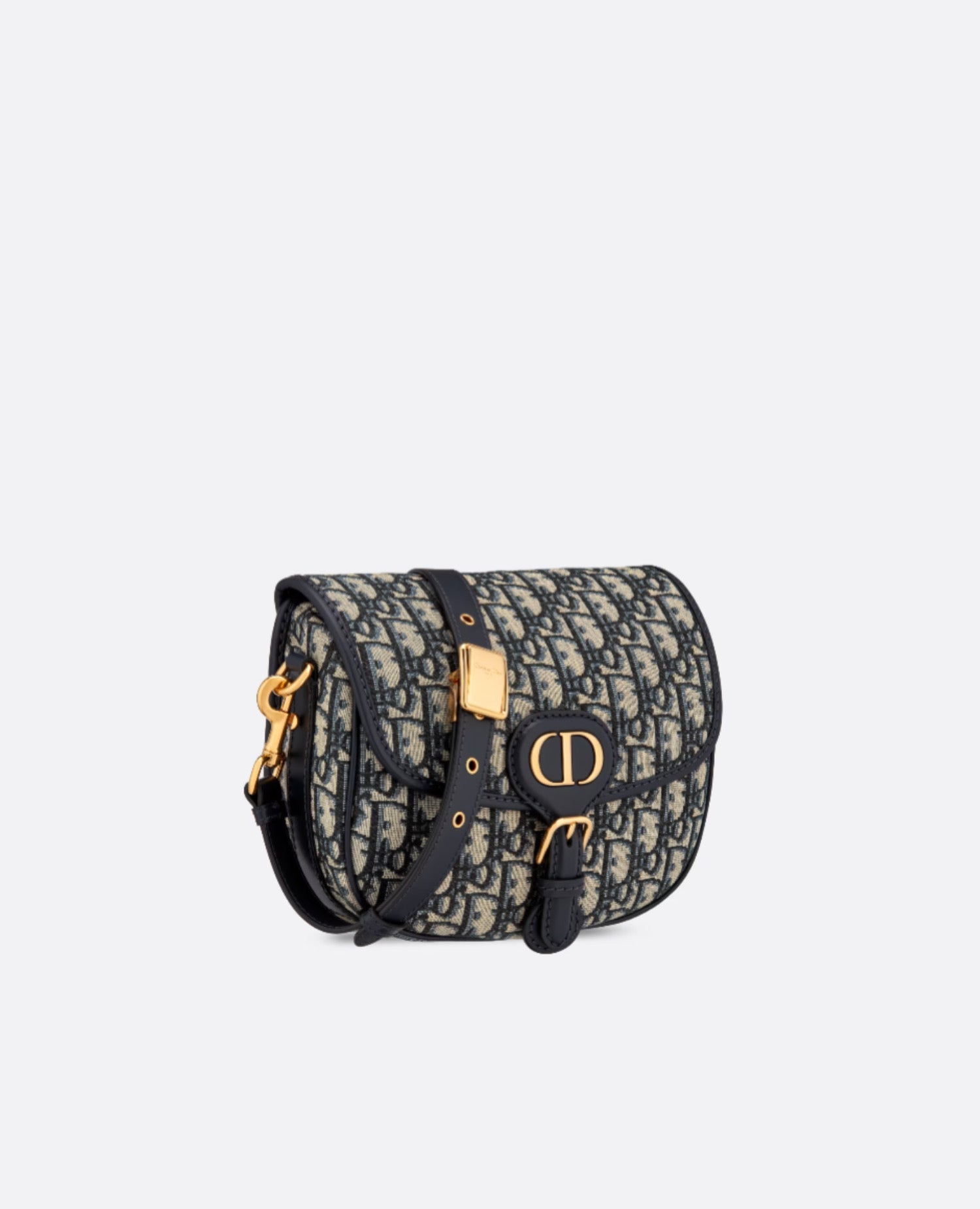 Christian Dior Medium Bobby Bag Blue Oblique Jacquard