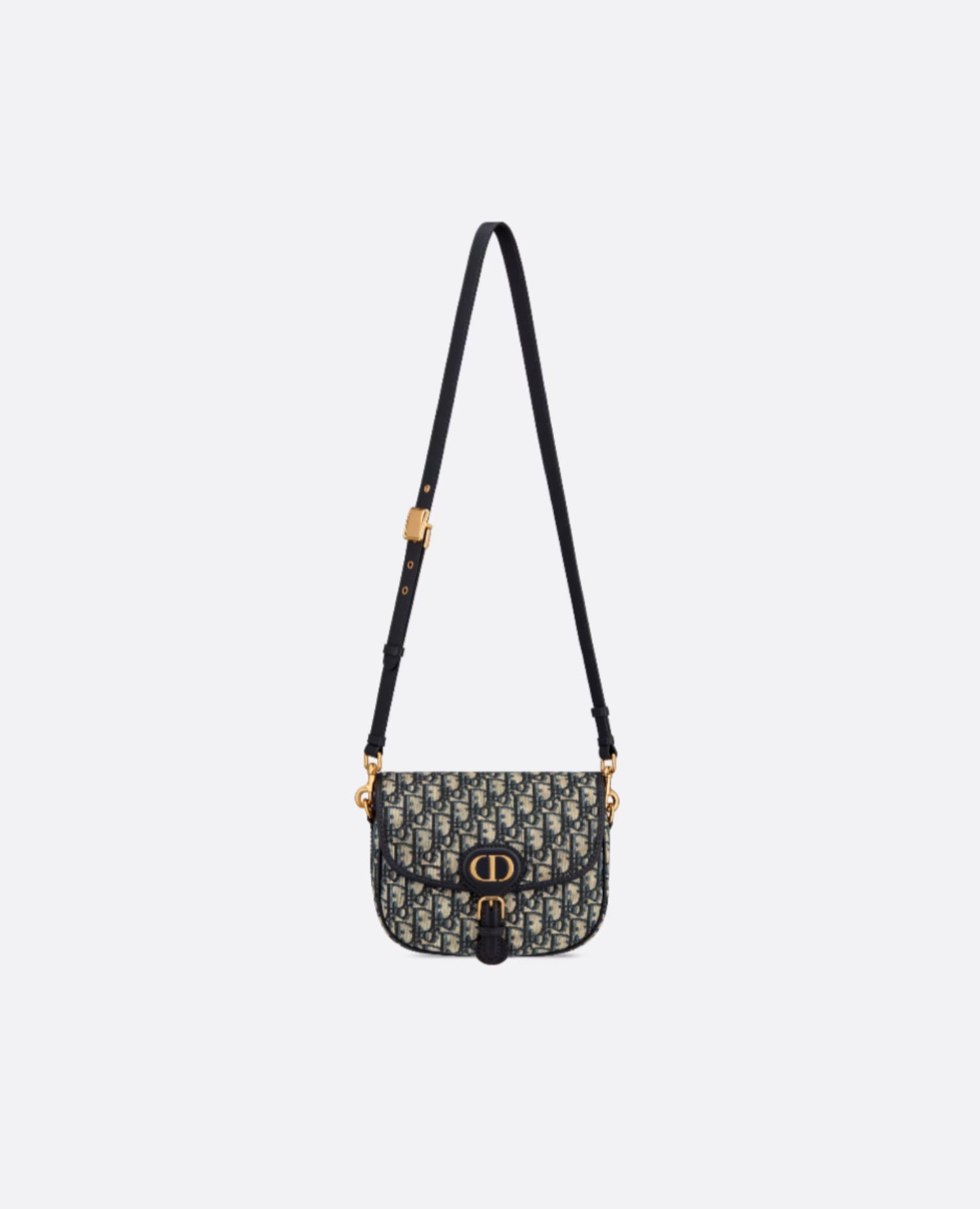 Christian Dior Medium Bobby Bag Blue Oblique Jacquard