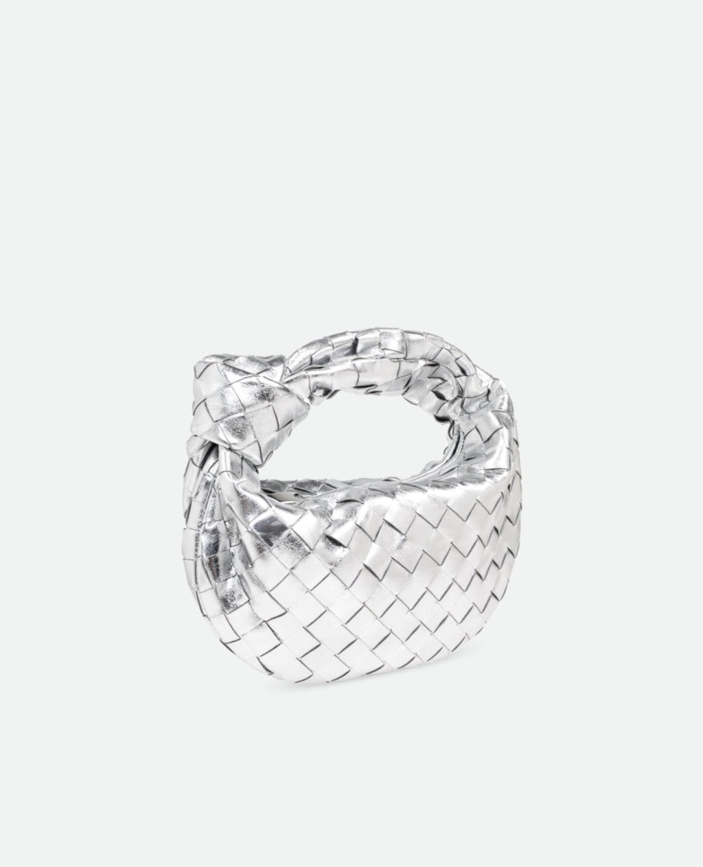 Bottega Veneta Mini Jodie Silver