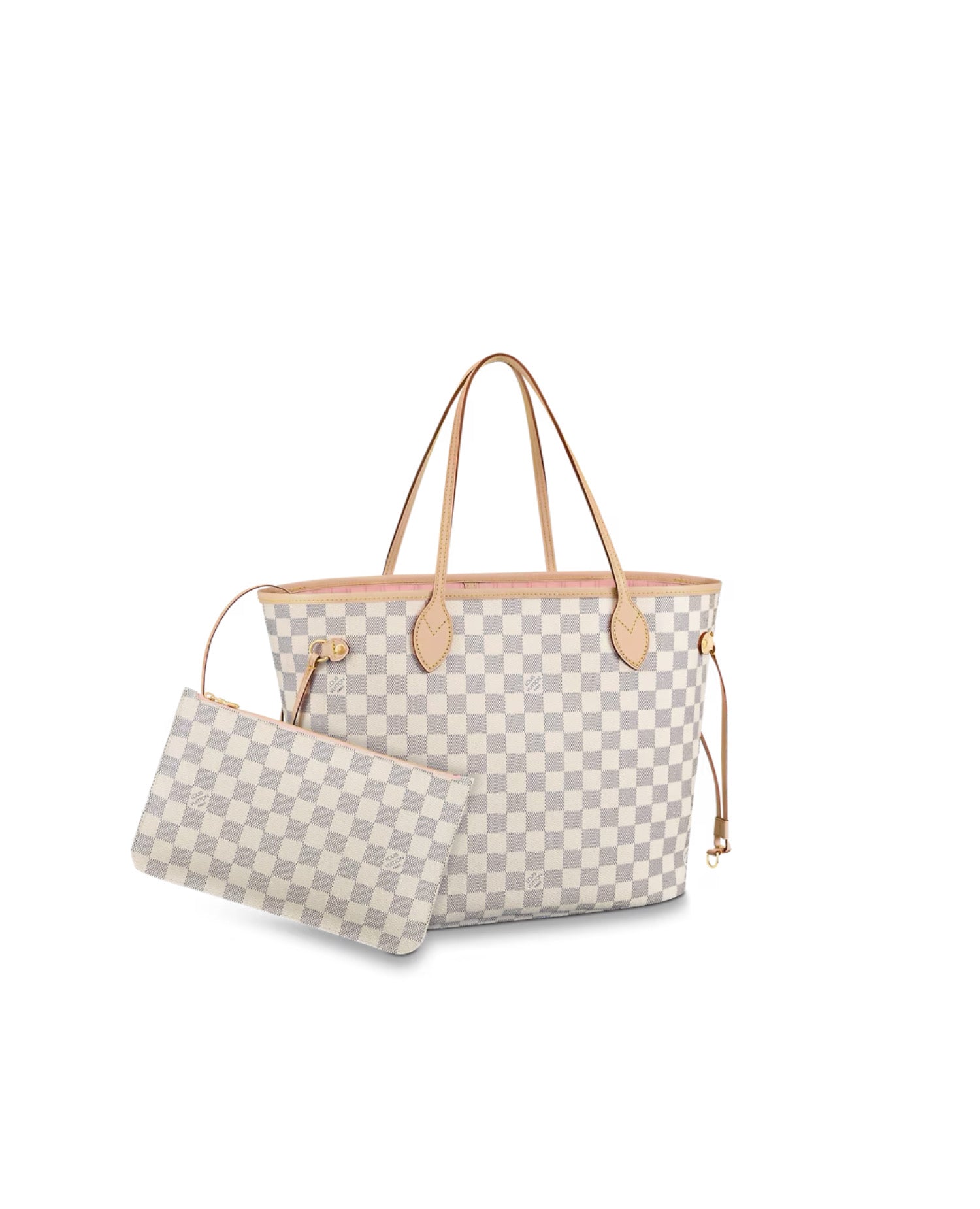 Louis Vuitton Neverfull MM Damier Rose Ballerine