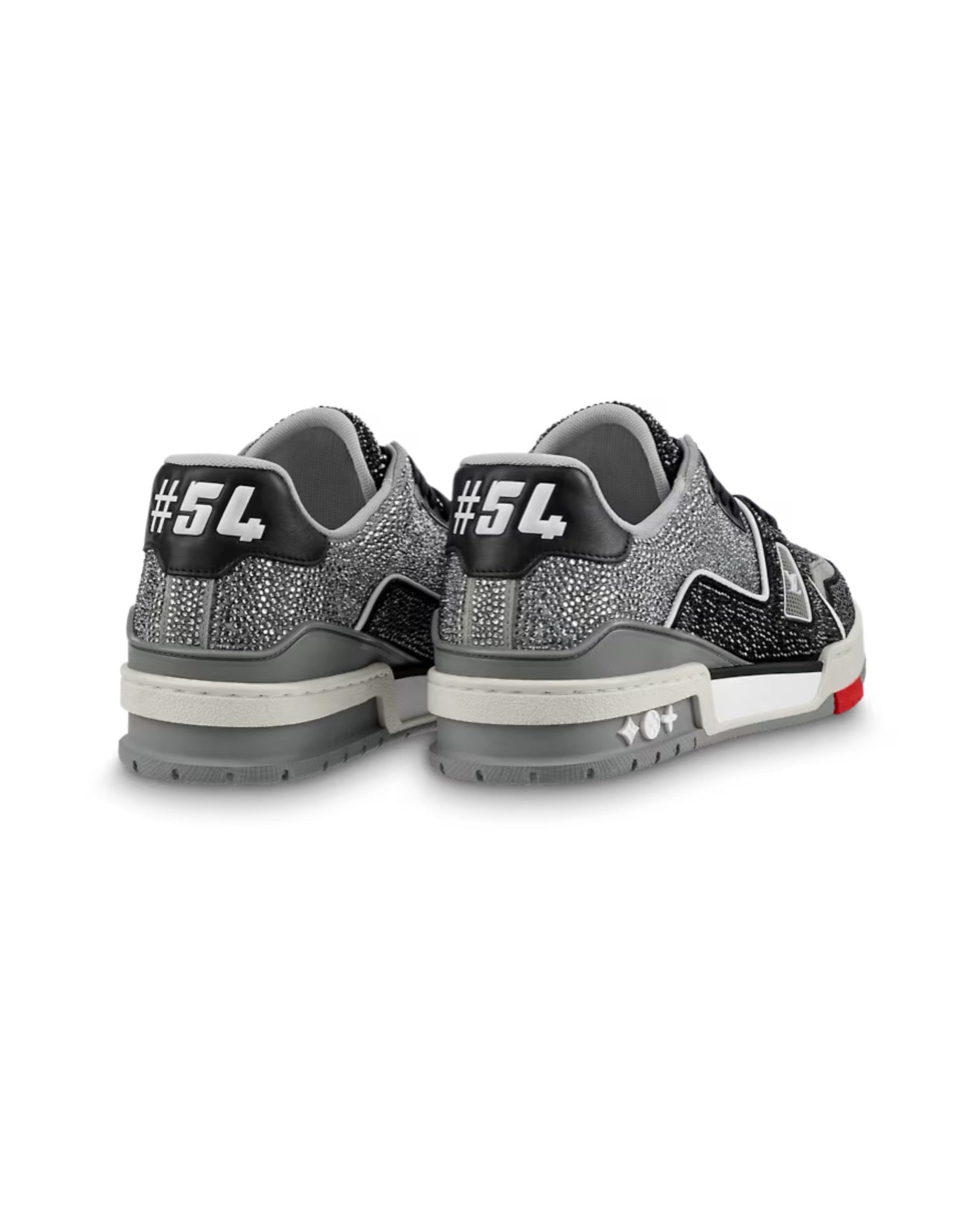 Louis Vuitton Trainer Sneaker Black Strass